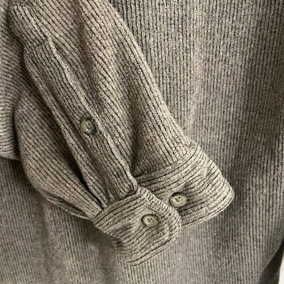 Cinch thick button down jacket shirt medium polyester - Picture 7 of 8